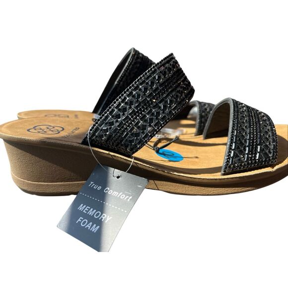 Daisy Fuentes wedge sandals size 10 - Picture 4 of 4